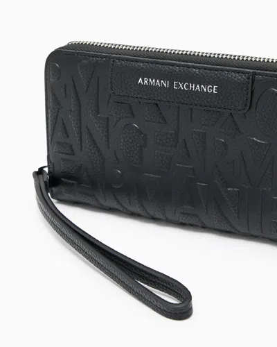 Armani Exchange Wallets In Black