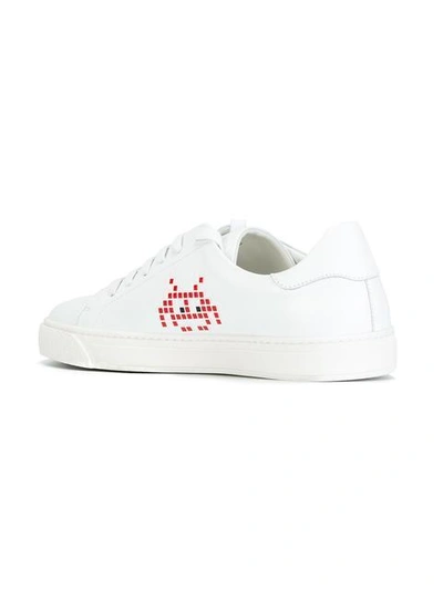 Shop Anya Hindmarch Space Invaders Tennis Sneakers