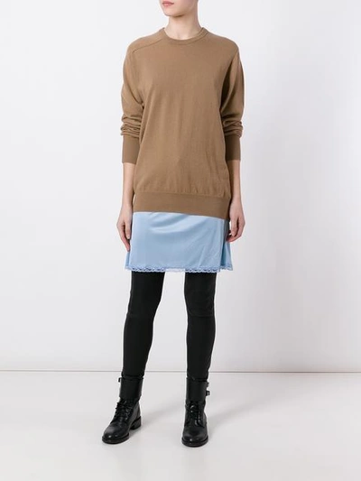 Shop Golden Goose Cashmere Madeleine Jumper In Brown