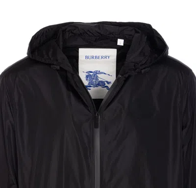 Burberry Black Newport Jackets In Black