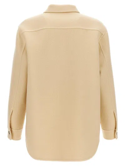 Jil Sander Tailored Wool Coat With Button Closure