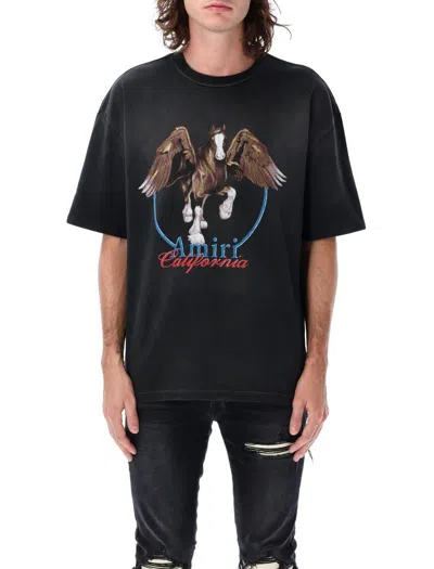 Amiri Pegaso T-shirt In Black