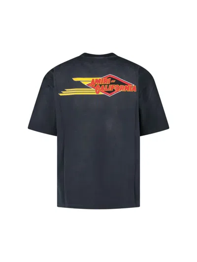 Amiri Mens Black Eagle Graphic-print Cotton-jersey T-shirt