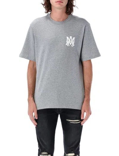 Amiri Heathered Grey Ma Core Logo T-shirt