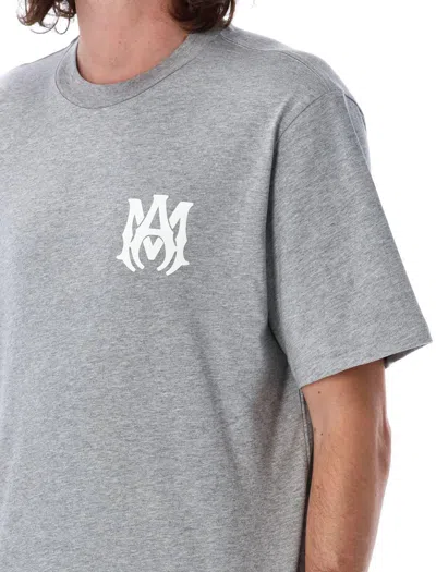Amiri Heathered Grey Ma Core Logo T-shirt