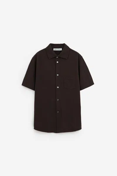 Our Legacy Black Boucle Box Shirt