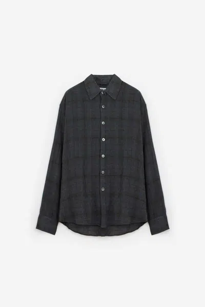 Our Legacy Check Pattern Button-down Shirt With Chest Pocket