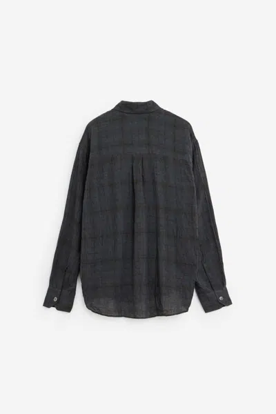 Our Legacy Check Pattern Button-down Shirt With Chest Pocket