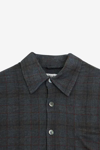 Our Legacy Check Pattern Button-down Shirt With Chest Pocket