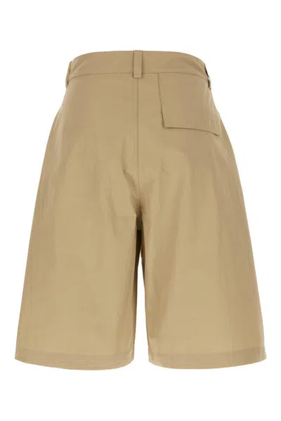 Studio Nicholson Bermuda Shorts In Cotton Blend