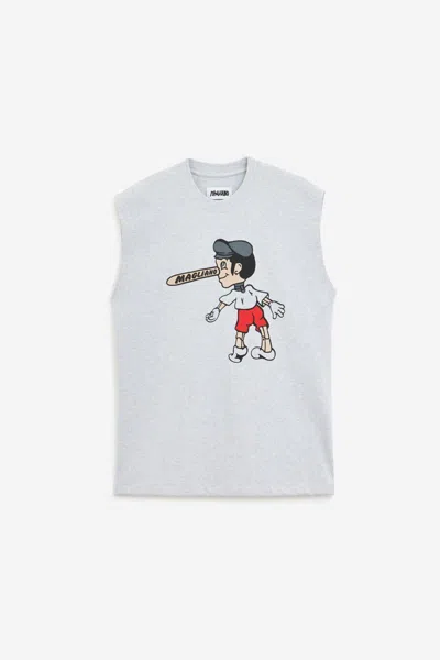 Magliano Beige Cotton Blend Mascotte Tank Top In Neutral