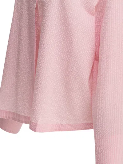 Ines De La Fressange Pink Cotton Shirt In Pink