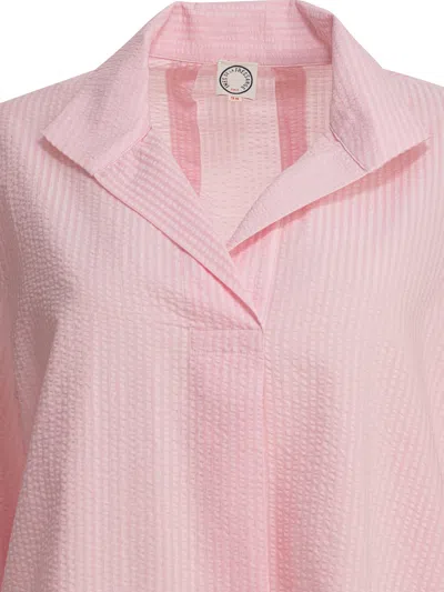 Ines De La Fressange Pink Cotton Shirt In Pink