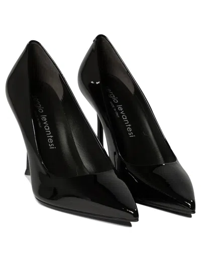 Sergio Levantesi Musa Heeled Shoes Black In Black
