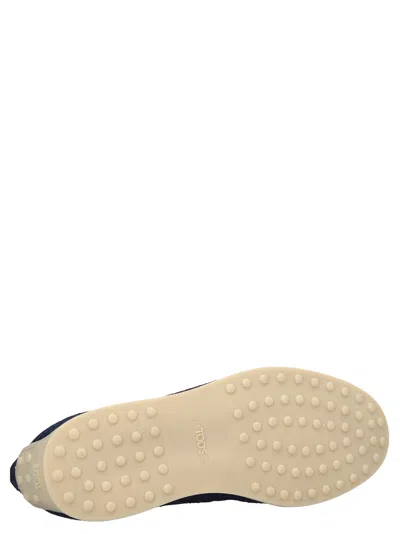 Tod's Round Toe Suede Slippera Loafers