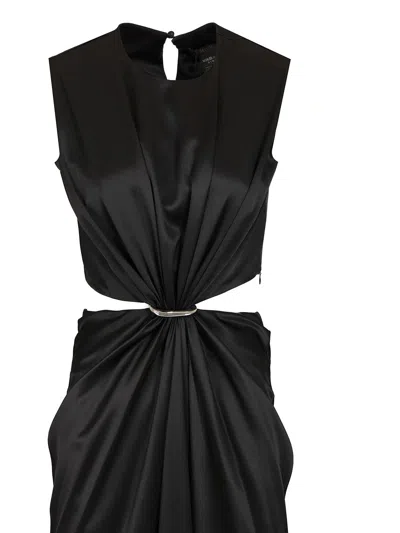 Max Mara Women Panaro Silk Satin Dress In Hourglass