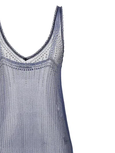 Rabanne Studded Mesh Dress Dresses