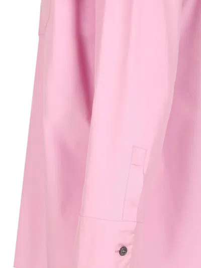 S Max Mara Straight Poplin Shirt Shirts Rose