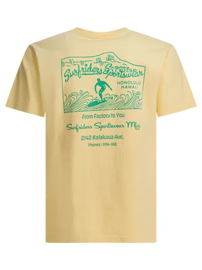 Sun Surf T-shirts In Yellow