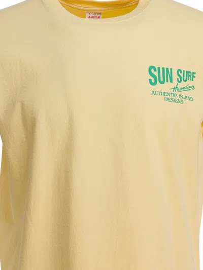 Sun Surf T-shirts In Yellow