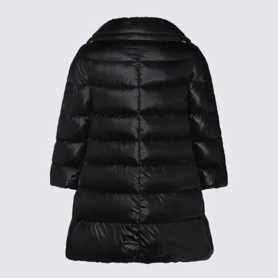 Herno Black Down Jacket In Black