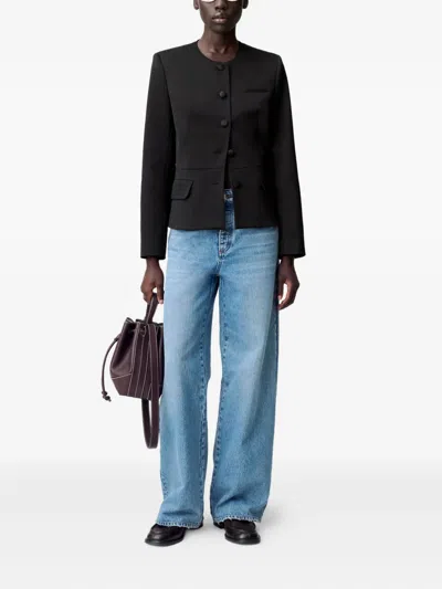 Claudie Pierlot Button-front Jacket In Black