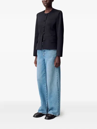 Claudie Pierlot Button-front Jacket In Black