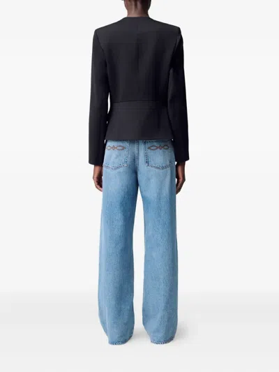 Claudie Pierlot Button-front Jacket In Black