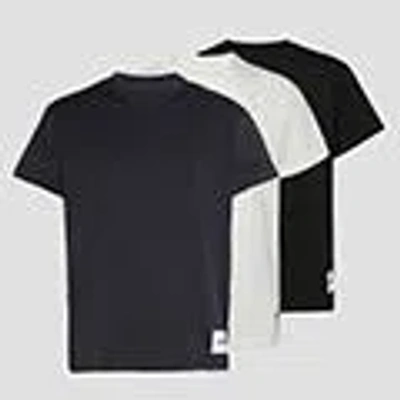 Jil Sander 3-pack Cotton T-shirt In Multi
