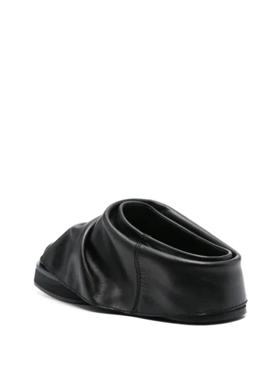 Attico The  Mini Robin Leather Mules