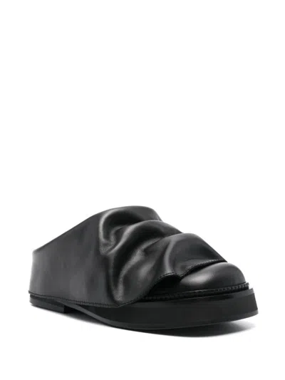 Attico The  Mini Robin Leather Mules