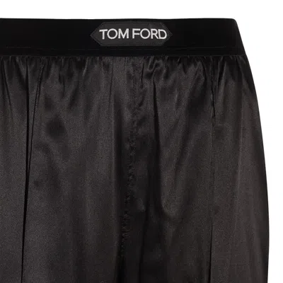 Tom Ford Trousers In Black