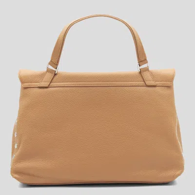 Zanellato Flip Shoulder Bag In Brown