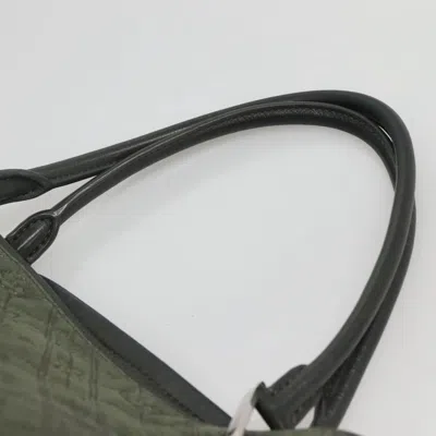 Pre-owned Louis Vuitton Antia Lilia Green Leather Tote Bag ()