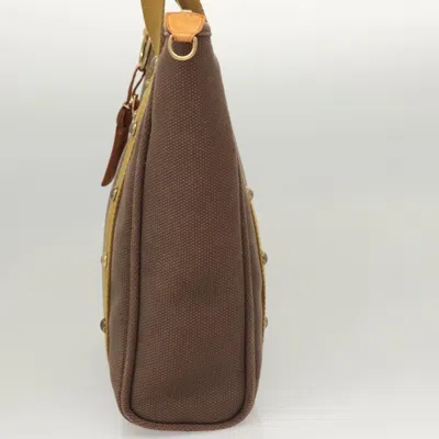 Pre-owned Louis Vuitton Antigua Brown Canvas Tote Bag ()