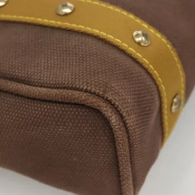 Pre-owned Louis Vuitton Antigua Brown Canvas Tote Bag ()