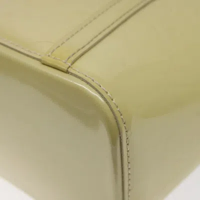 Pre-owned Louis Vuitton Avalon Beige Patent Leather Tote Bag ()