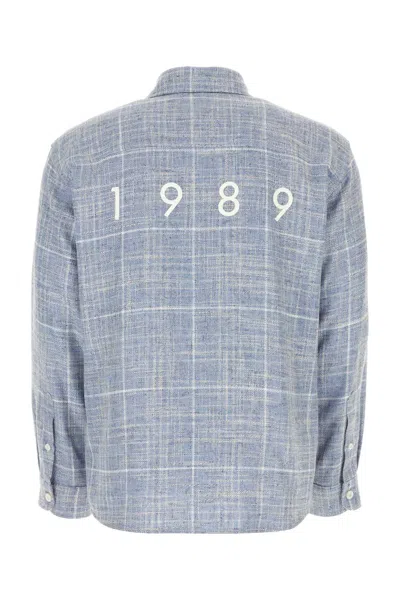 1989 Studio Flannel Shirt With Embroidered Back Print In Multi