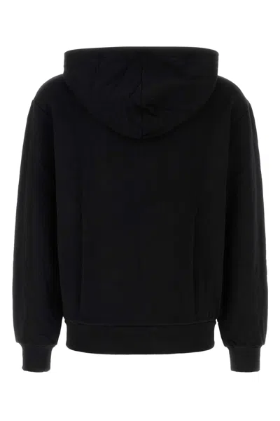 Apc A.p.c. Black Cotton Sweatshirt In Black
