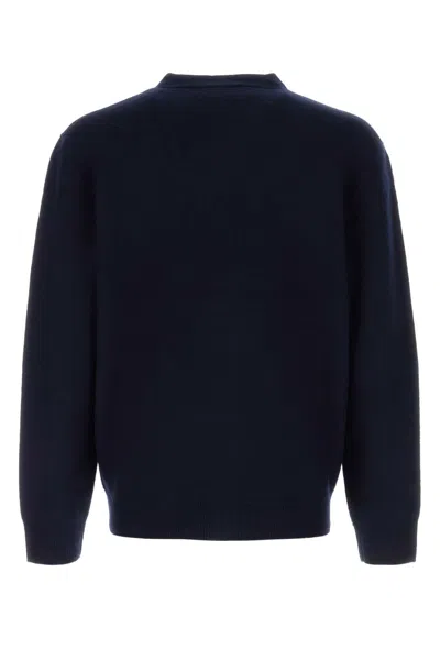Apc A.p.c. Mens Kenny Navy V-neck Cardigan In Blue