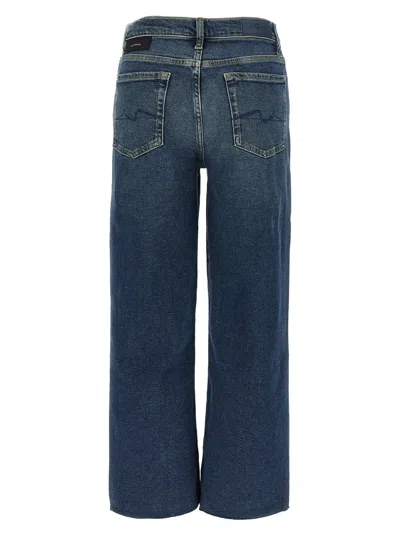 7 For All Mankind Faded Effect Cropped Jeans