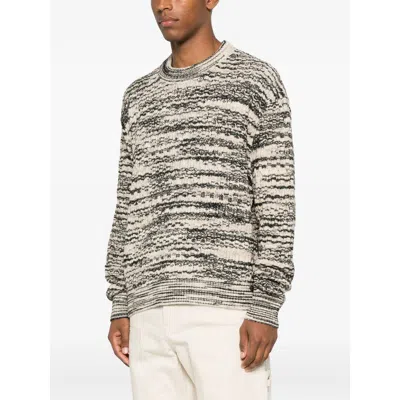 Axel Arigato Men Crew Neck Sweater In White