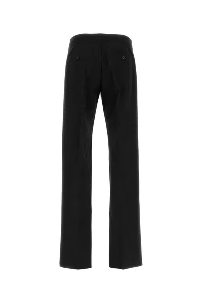 Alexander Mcqueen Black Cotton Blend Pant