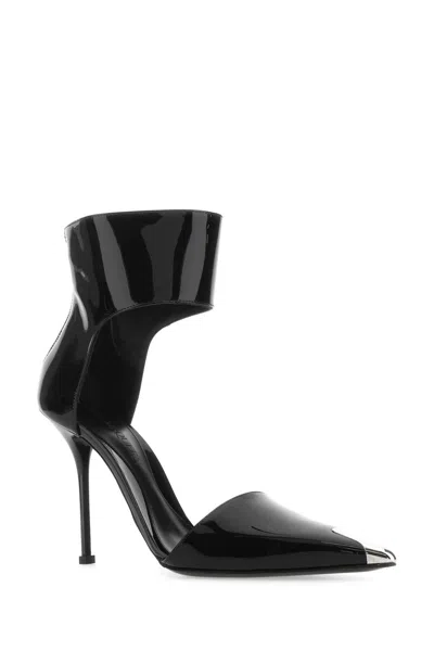 Alexander Mcqueen Punk 105mm Metallic Toe Pumps In Multi