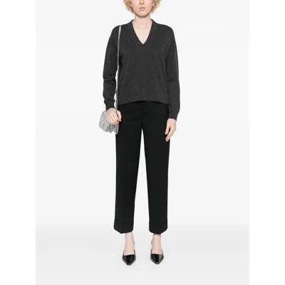 Peserico Tapered Trousers In Black