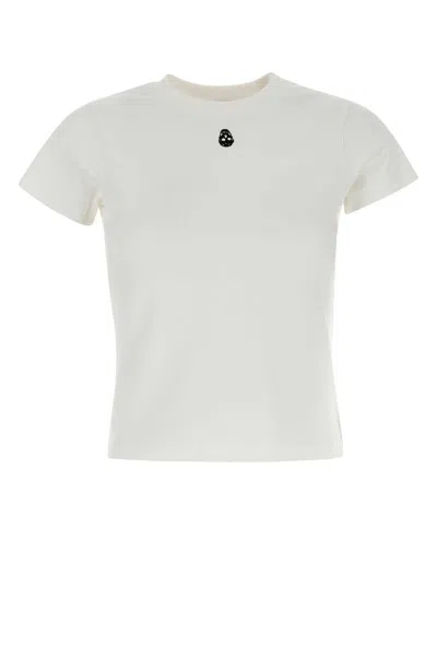 Alexander Mcqueen White Cotton T Shirt In White