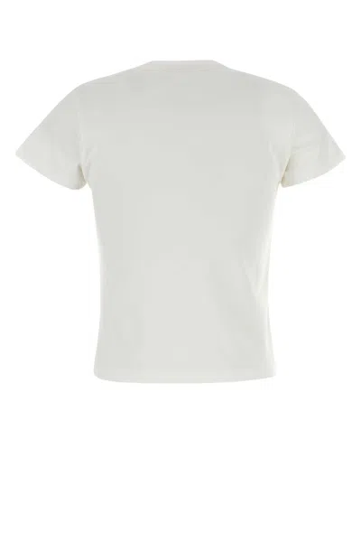 Alexander Mcqueen White Cotton T Shirt In White