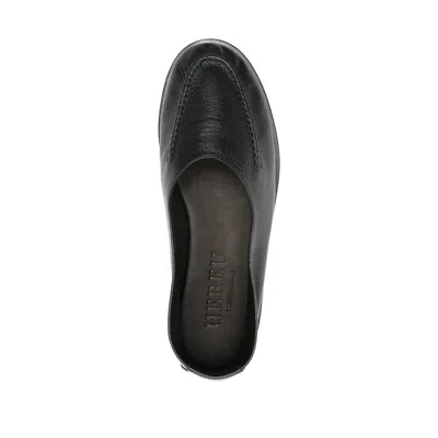 Hereu Round Toe Flat Shoes In Black