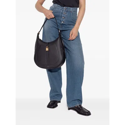 Demellier Black Shoulder Bags