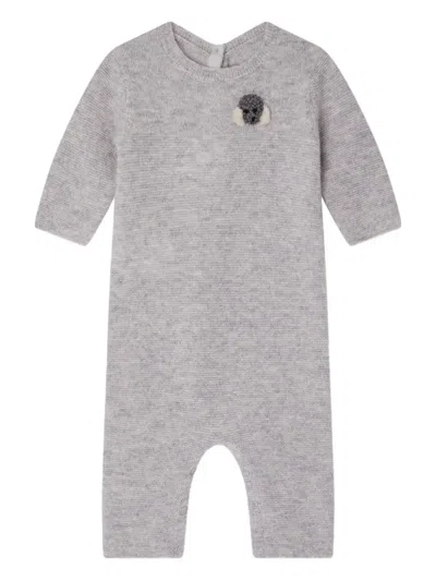 KNITTED APPLIQUÉ ROMPER